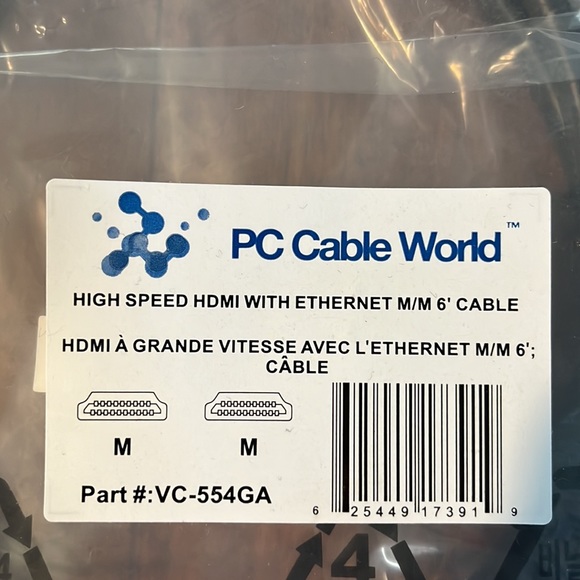 Computer cables- HDMI REGULAR AND MINI connectors - Picture 2 of 7